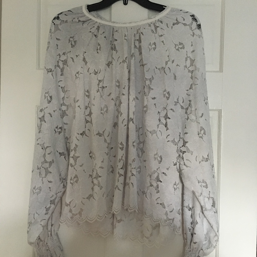 Free People Olivia Lace Top - Large